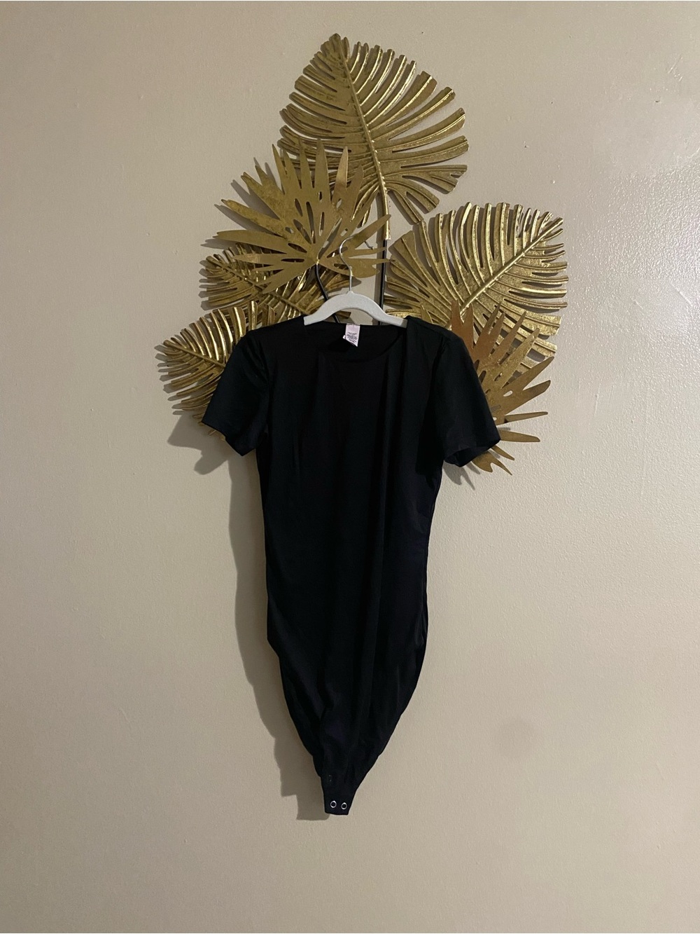 Victoria's Secret Black Crewneck Bodysuit